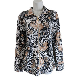 Lilly Pulitzer Leona Zip Up Jacket Size Medium #1317